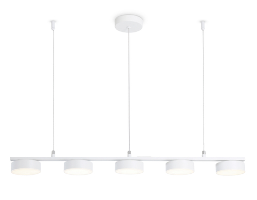 Светильник светодиодный подвесной FL51733/5 WH белый 3000K/4200K/6400K 25W 800*100*1000 (Без ПДУ)