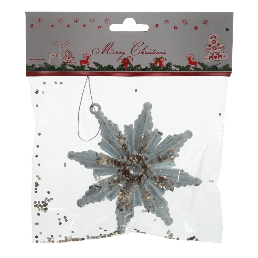 GAEM Украшение новогоднее "Снежинка", L11 W3,5 H11,5 см
