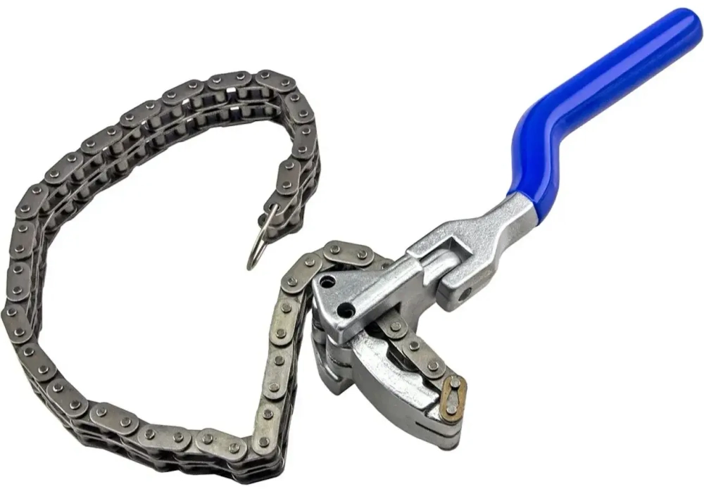 Съемник масляного фильтра цепной усиленный 60–160мм