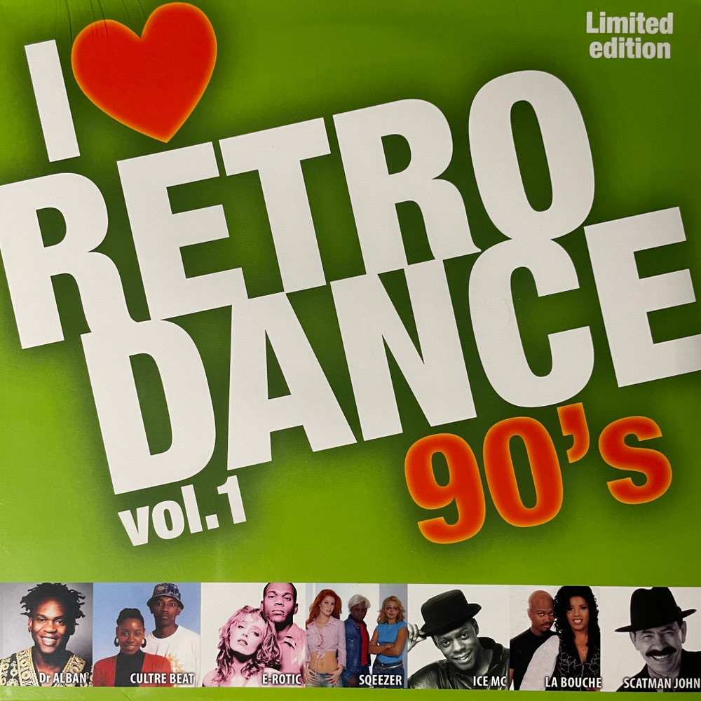 Сборник I Love Retro Dance 90's Vol. 1 (Европа 2024г.)