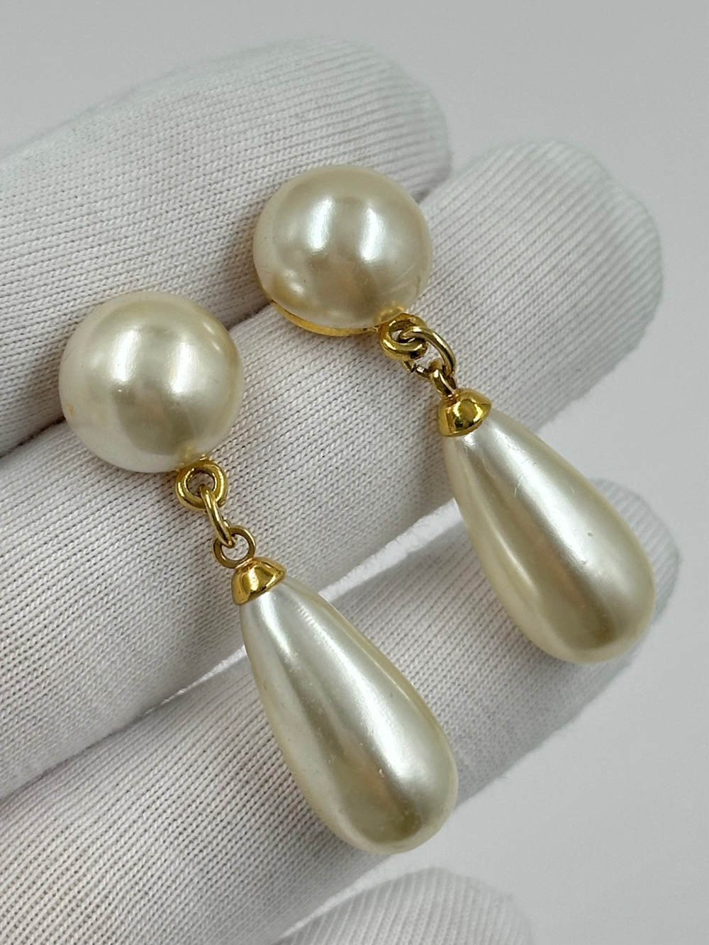 Серьги с «жемчугом»