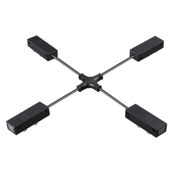 135315 PORT NT25 206 черный Гибкий токопроводящий соединитель "X" IP20 90-240V VECTOR