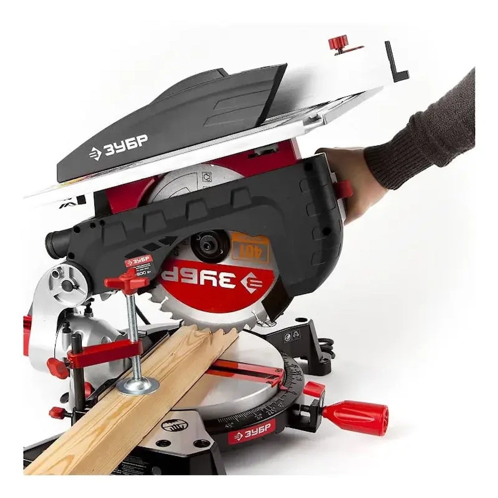 Торцовочная пила ЗУБР ЗПТК-255-1800 комбинированная