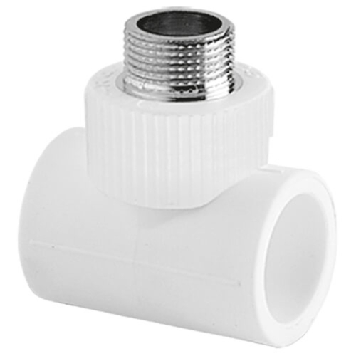 Тройник TEBO бел. PP-R комб. 32х3/4" НР (10/60), арт. 030040509