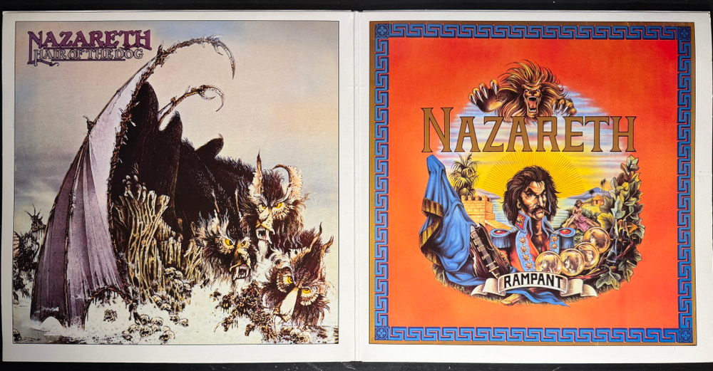 Nazareth ‎– Hair Of The Dog / Rampant 2LP (Англия 1988г.) Т