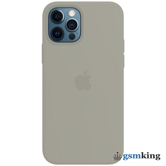 Silicone Case iPhone 12 Pro Gray (Серый)