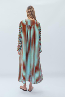 ZARA ПЛАТЬЕ-КАФТАН В ПОЛОСКУ- LIMITED EDITION, ПОЛОСКИ