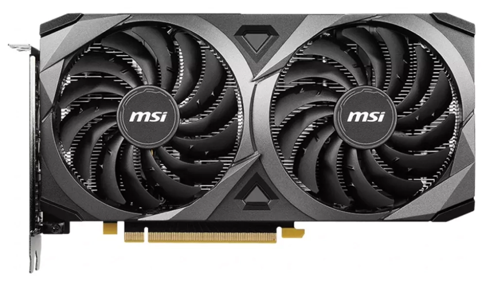 Видеокарта MSI PCI-E 4.0 RTX 3060 VENTUS 2X 12G OC NVIDIA GeForce RTX 3060 12288Mb 192 GDDR6 1680/14000/HDMIx1/DPx3/HDCP Ret