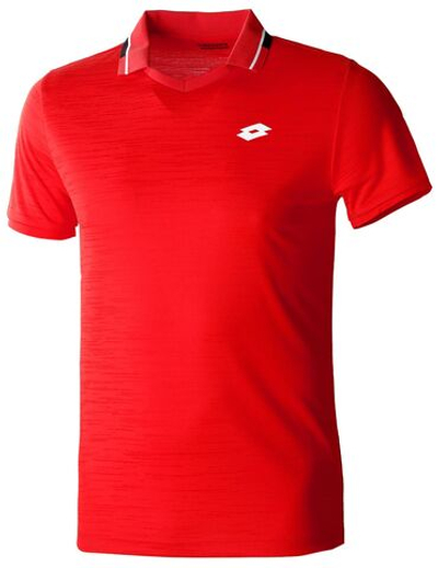 Теннисное поло Lotto Top Ten II Polo PL - Red