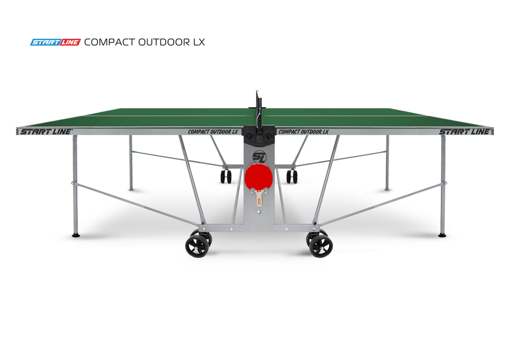Стол теннисный Compact-2 LX Всепогодный Зелёный NEW