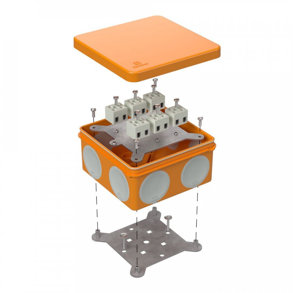 Коробка огнестойкая для о/п двухкомпонентная 60-0300-FR2.5-12 Е15-Е120 100х100х50 Промрукав