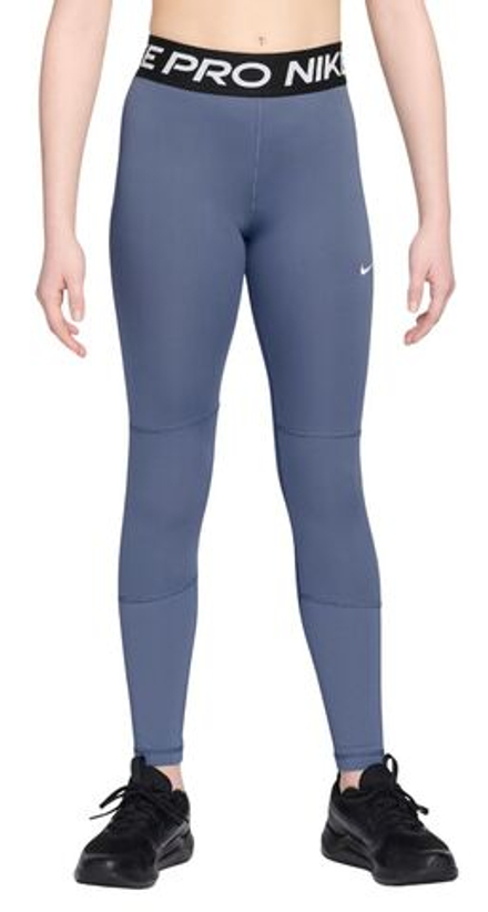 Брюки для девочки Nike Girls Pro Dri-Fit - world indigo/black/white