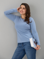 Лонгслив Лнкл-081/небесный