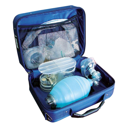 Аппарат дыхательный взрослый ручной Медплант АДР-МП-В с аспиратором многоразовый