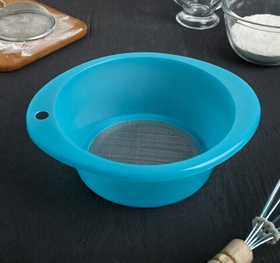 Сито для муки пластик. цвет микс