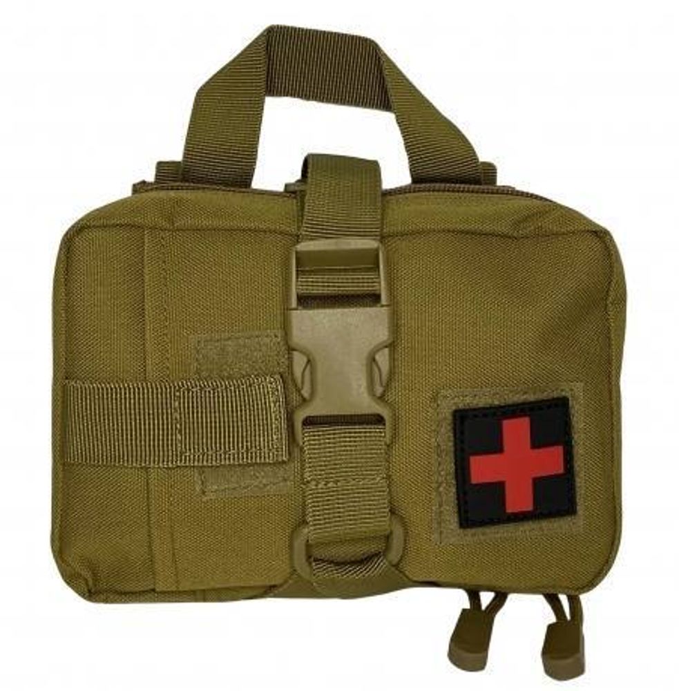 Аптечка индивидуальная Molle Coyote горизонтальная
