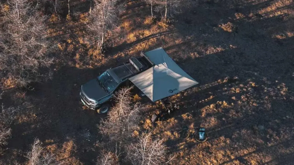 Тент маркиза крыло для TANK 400 2023-2024+ танк палатка веерный боковой на 270 градусов