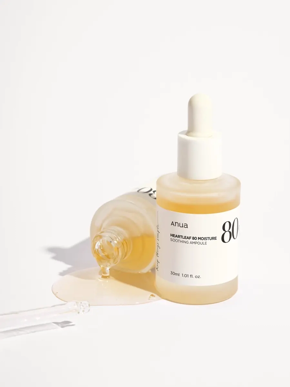 Anua Успокаивающая ампула на основе экстракта хауттюйнии Heartleaf 80% Moisture Soothing Ampoule 30 мл