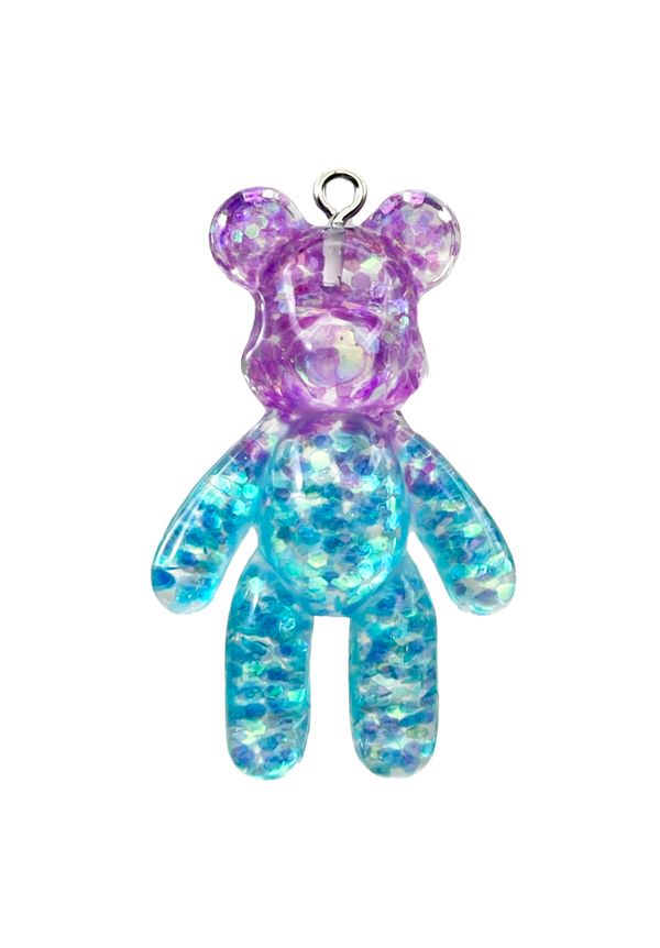 Подвеска Медвежонок сверкающий 45 мм