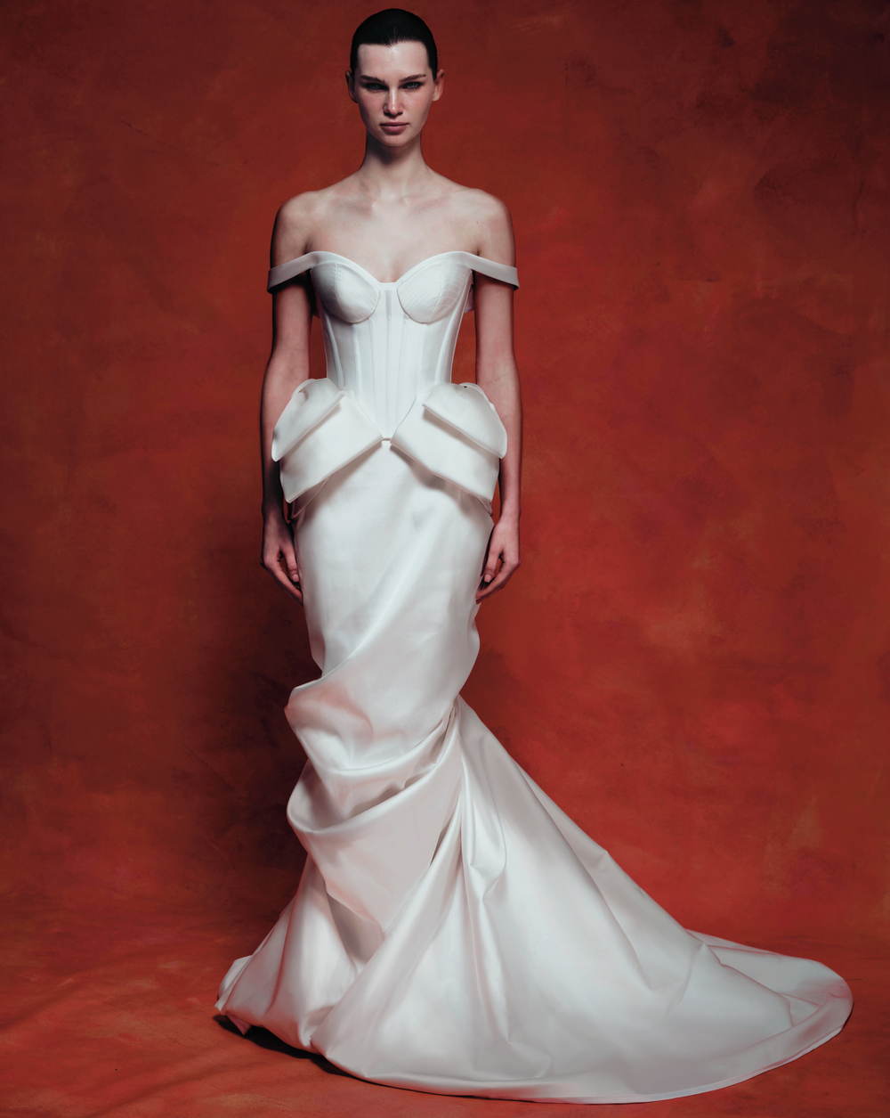 Корсет из атласа