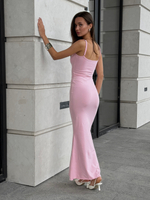 Платье обтягивающее на бретелях