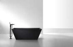 Ванна из искусственого камня ABBER Berlin AM9912B черная