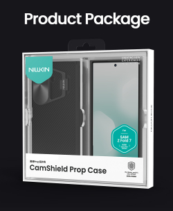 Чехол от Nillkin на Samsung Galaxy Fold 7, серия CamShield Prop (версия с металлической откидной крышкой и стилусом)