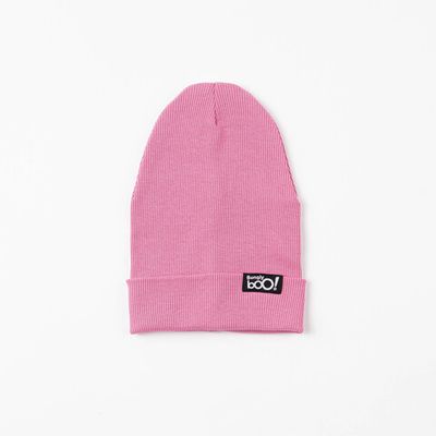 Two-ply turn-up jersey hat - Rose