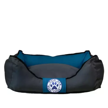 Лежанка для собак синяя размер S двухсторонняя Царь-лежанка Lapalandia