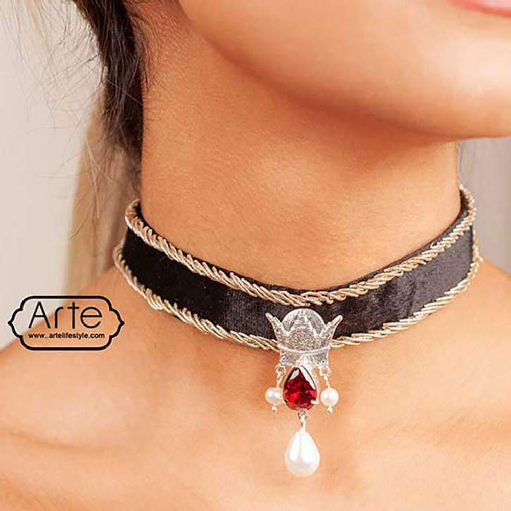 Бархатный чокер Arte Dibacheh 20220468 Иран