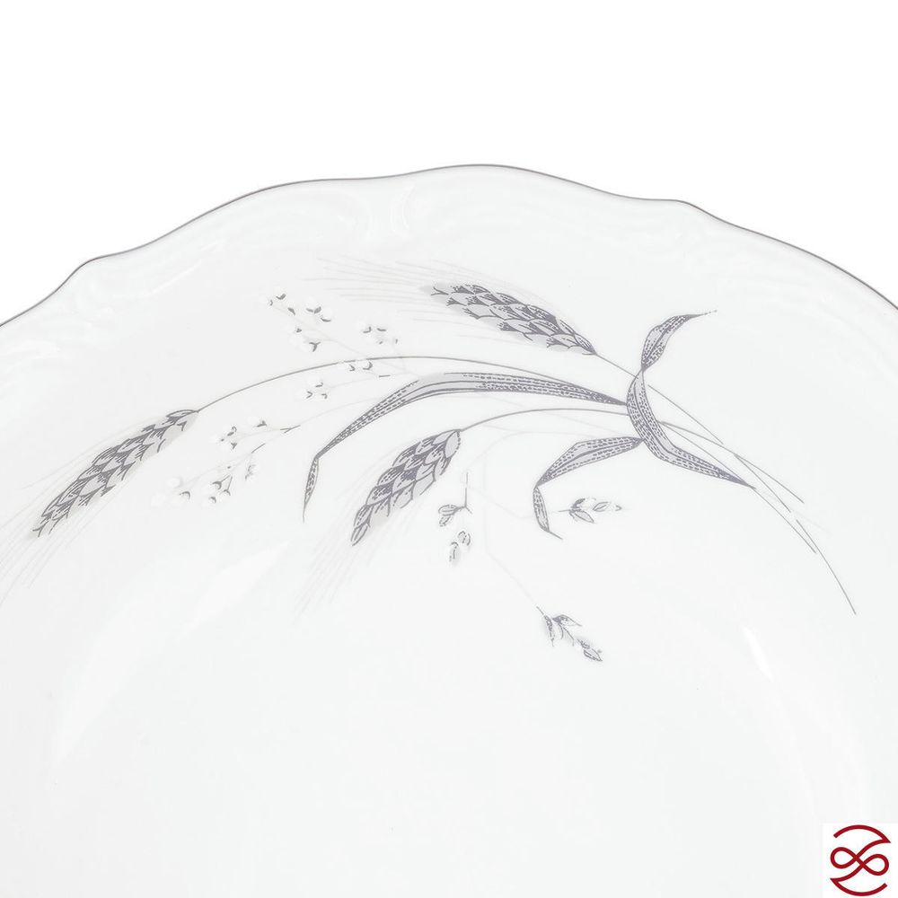 Салатник 23 см Repast Серебряные колосья