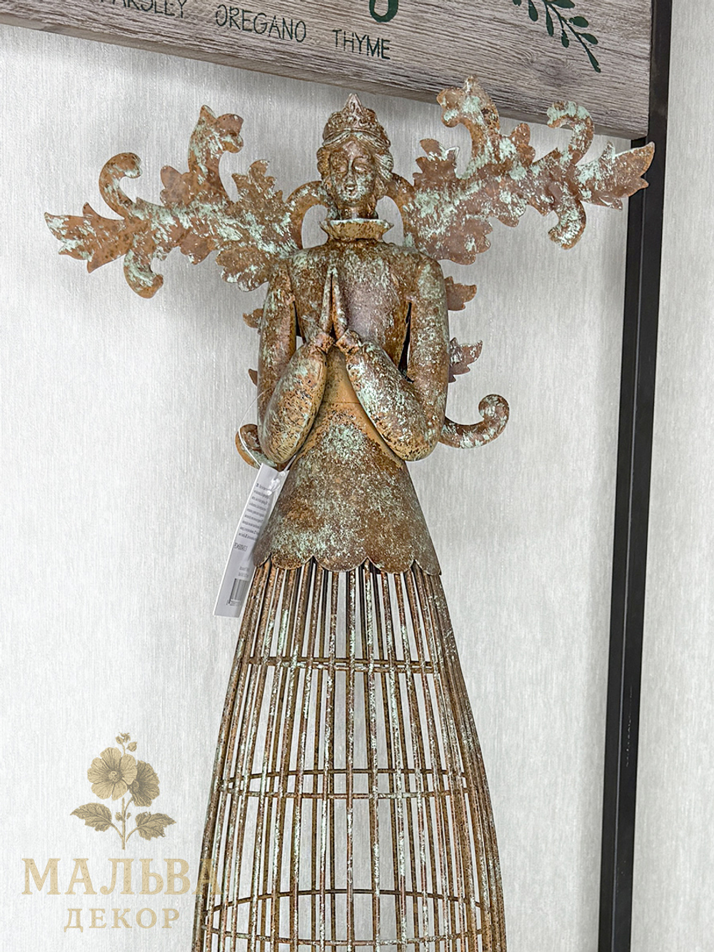 Декоративный подсвечник "Античный Ангел" 29x17x58 см