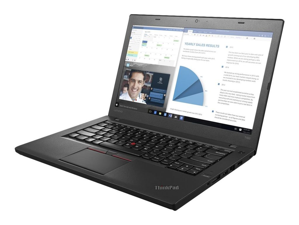 14" Уценённый ноутбук Lenovo Thinkpad T460 (1366x768, Intel Core i5-6300U, RAM 8ГБ, SSD 512ГБ, Intel HD Graphics 520, Win 10 Pro)