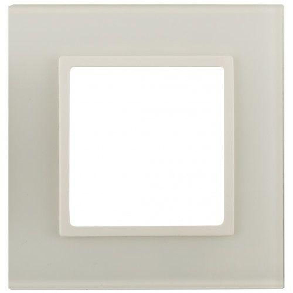 Рамка 1-м 14-5101-02 стекло Elegance сл. кость+сл. кость ЭРА Б0059167