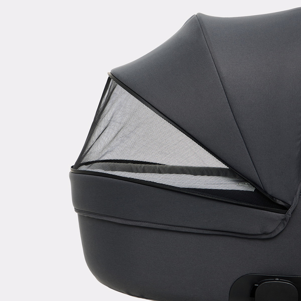 Детская коляска Rant Teo Soft 3 в 1 с автокреслом Cruise Black Graphite
