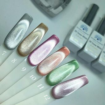 ГЕЛЬ ЛАК КОШАЧИЙ ГЛАЗ 3D SNOW WHITE 07