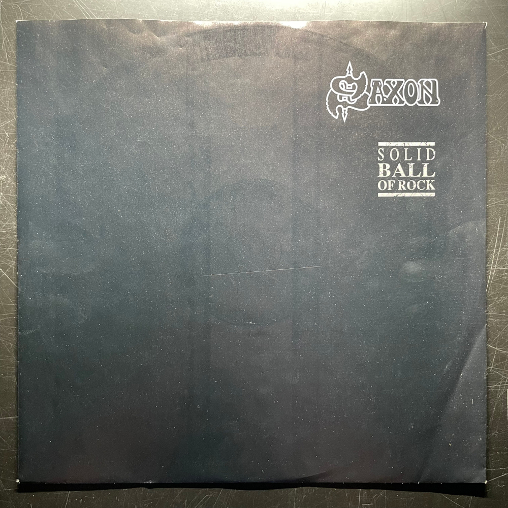 Saxon ‎– Solid Ball Of Rock (Европа 1990г.)