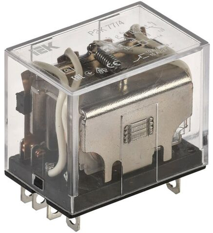 Реле промежуточное РЭК77/4(LY4) 10А 12В АC IEK