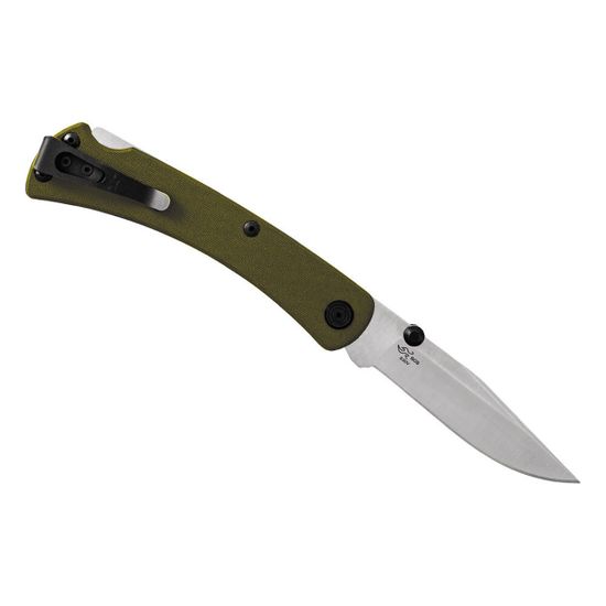 Складной нож BUCK 0110GRS3 Slim Pro TRX Green c клинком из стали CPM-S30V, рукоять G10