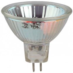 Лампочка галогенная ЭРА GU5.3-JCDR (MR16)-50W-230V-CL GU5.3 50Вт софит теплый белый свет