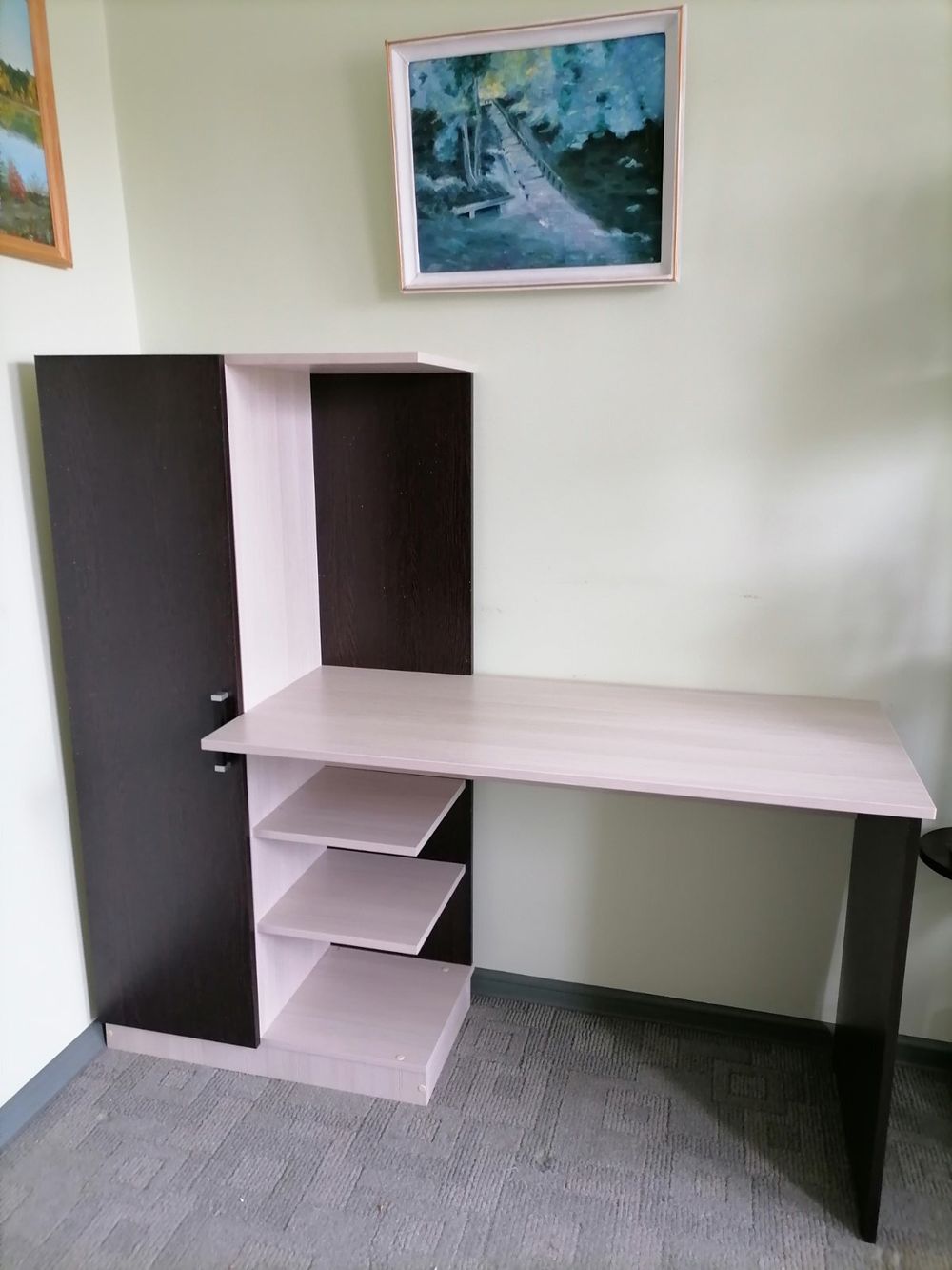 Компьютерный стол Бейсик венге/лоредо