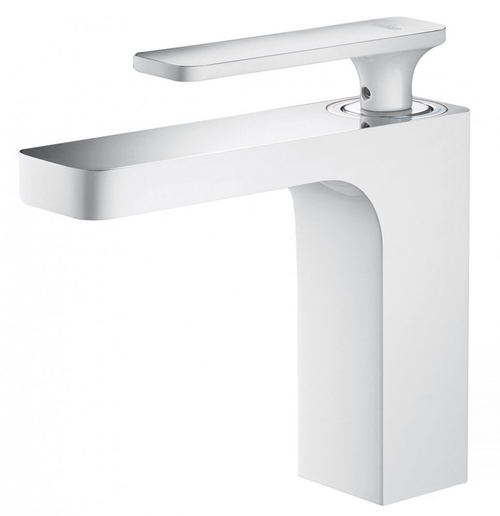 Смеситель Timo Torne 4361/00-16F для раковины, белый-хром