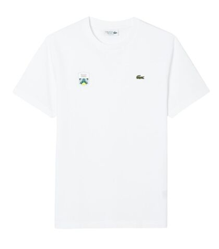 Мужская теннисная футболка Lacoste Rolex Paris Masters Edition - white