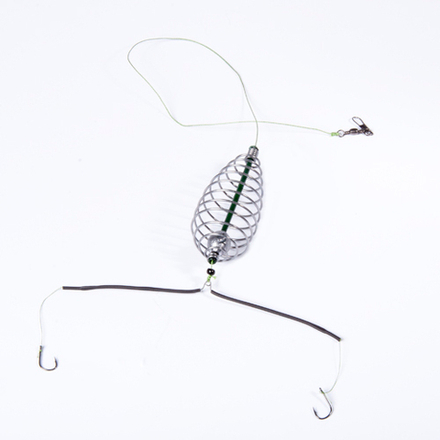 Оснастка донная СПИРАЛЬ 2 крючка 48гр