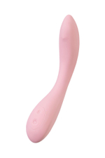 Розовый G-вибратор со стимулирующим шариком Mitzi - 21 см. (Цвет: розовый)