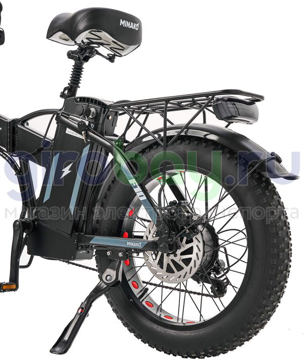 Электровелосипед Minako F10 Pro (48V/20Ah) - Серый обод