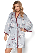 Халат Aurora с длинным рукавом (Размер: XXL) (Цвет: серый)