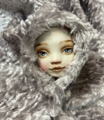 Ткань вискоза - мех для игрушек (Италия) вискоза/хлопок цена за отрез 33х45см