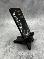 Подставка для телефона деревянная