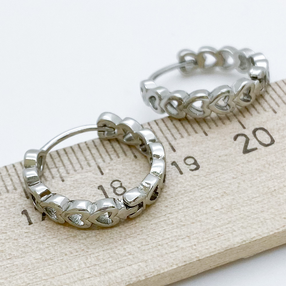 Швензы-кольца, цвет серебро, размер 18 мм, цена за пару